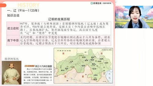 好课在线2024学年高二历史席玥春季A+班