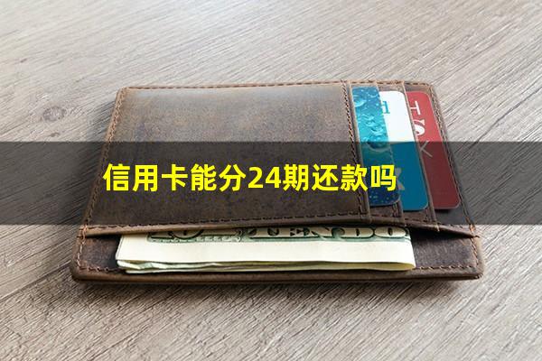 信用卡办了分期还可以全额还款吗?信用卡能分24期还款吗?
