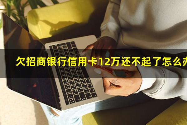招商银行欠信用卡一万六怎么办啊?欠招商银行信用卡12万还不起了怎么办?