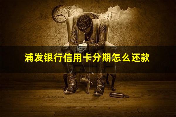信用卡怎么申请分期还款?浦发银行信用卡分期怎么还款?